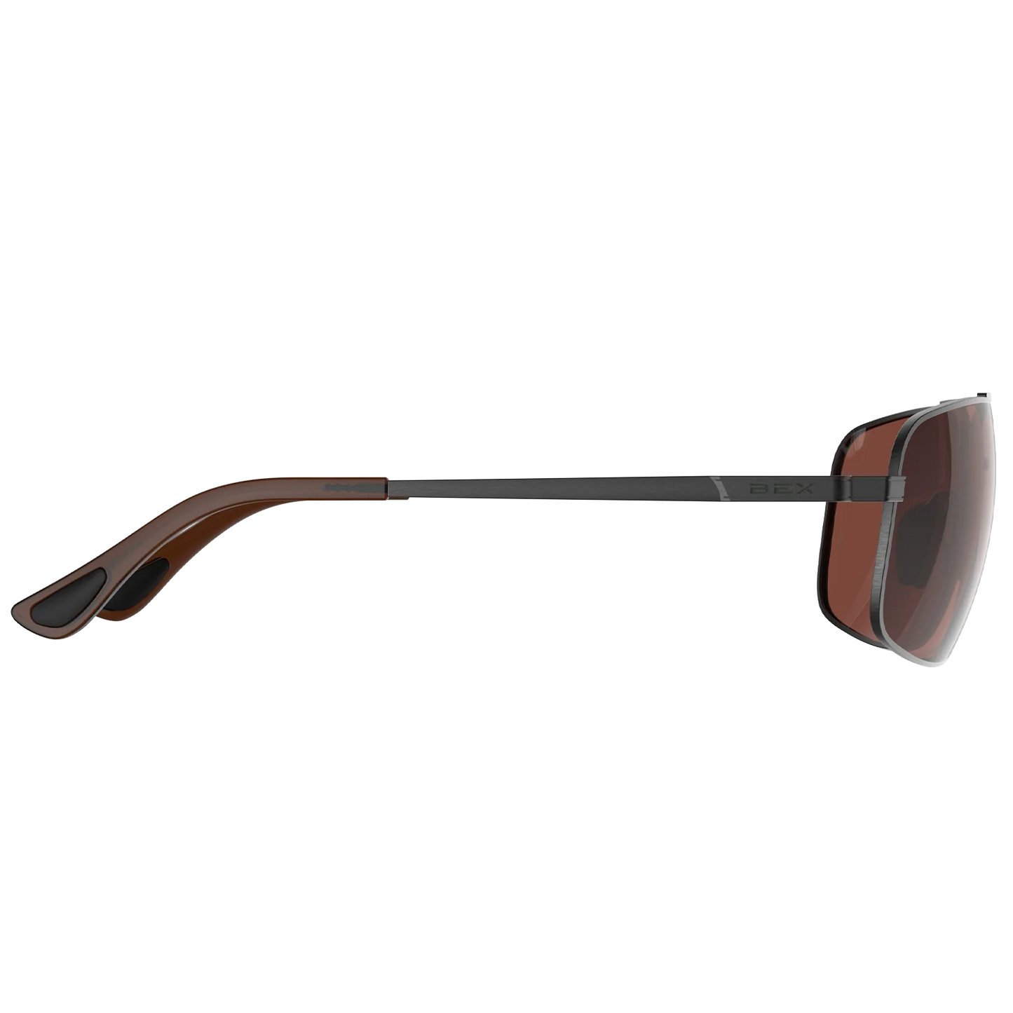BEX - Gambit Sunglasses in Gunmetal & Brown