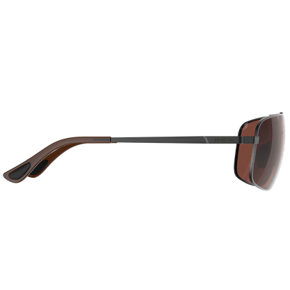 BEX - Gambit Sunglasses in Gunmetal & Brown