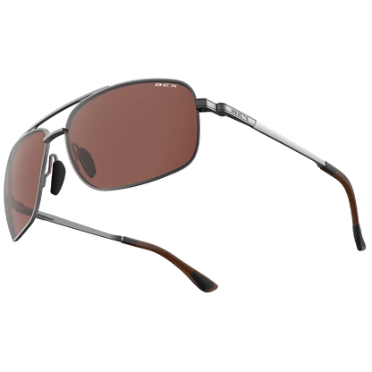 BEX - Gambit Sunglasses in Gunmetal & Brown