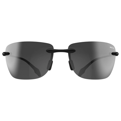 BEX - Jaxyn X Sunglasses Black, Gray, & Silver