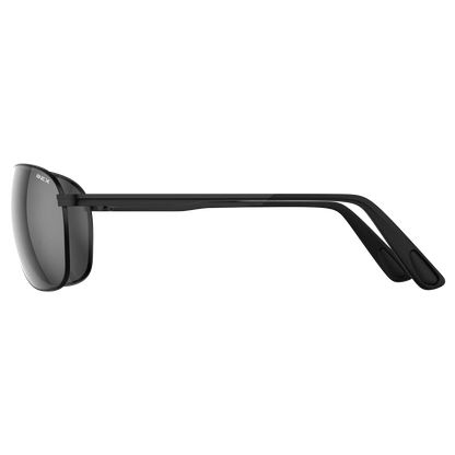 BEX - Nova Sunglasses Matte Black, Gray, & Silver