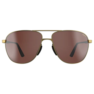 BEX - Nova Sunglasses in Matte Gold, Brown, & Silver