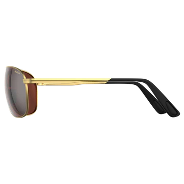 BEX - Nova Sunglasses in Matte Gold, Brown, & Silver