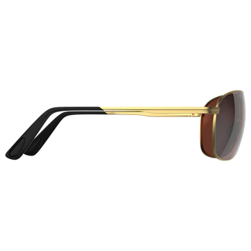 BEX - Nova Sunglasses in Matte Gold, Brown, & Silver