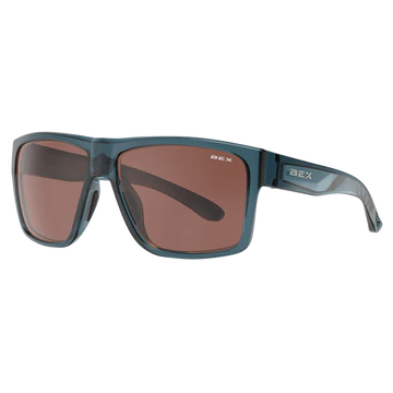 BEX - Pillar Sunglasses in Clear Lake Blue & Brown