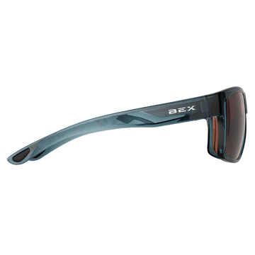 BEX - Pillar Sunglasses in Clear Lake Blue & Brown