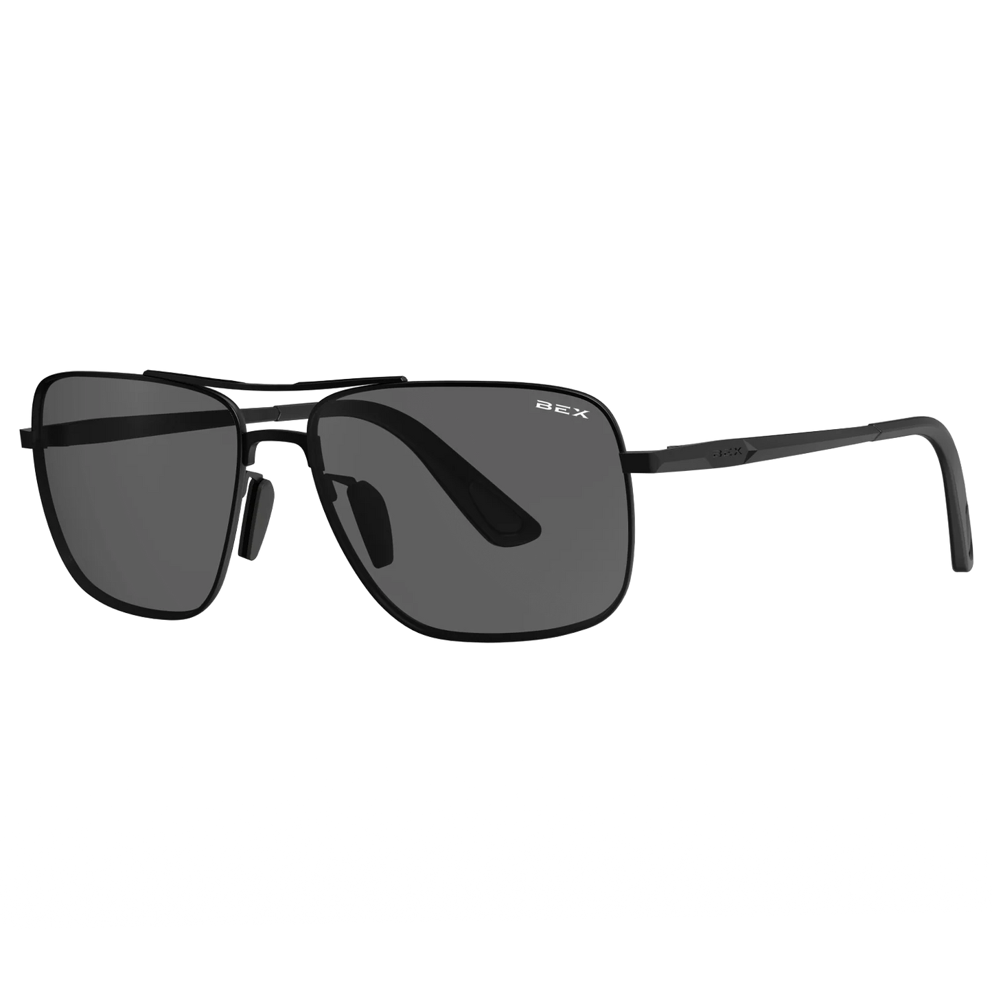 BEX - Porter Sunglasses in Matte Black & Gray