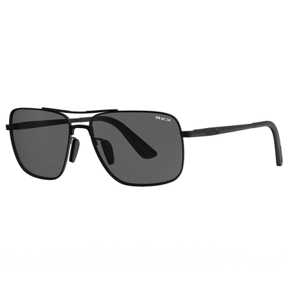 BEX - Porter Sunglasses in Matte Black & Gray