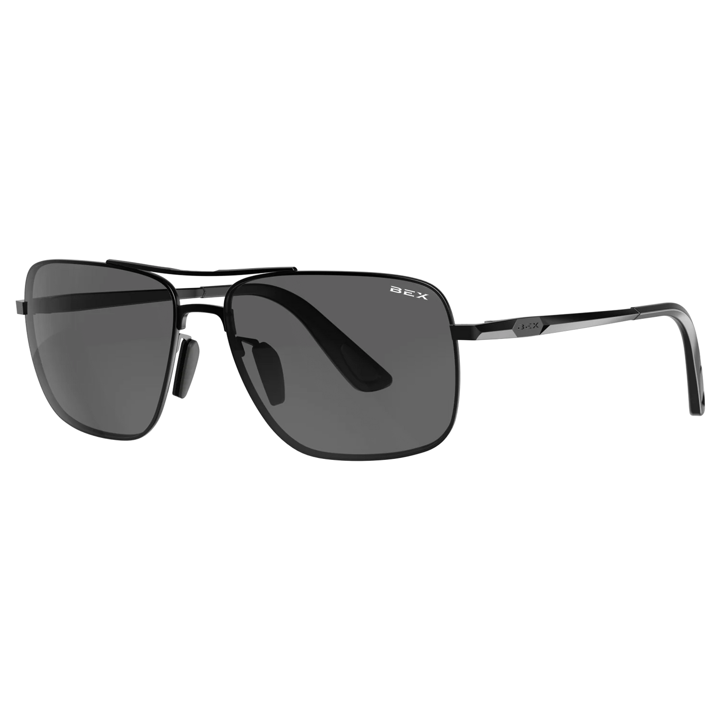 BEX - Porter Sunglasses in Matte Black & Gray