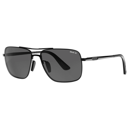 BEX - Porter Sunglasses in Matte Black & Gray