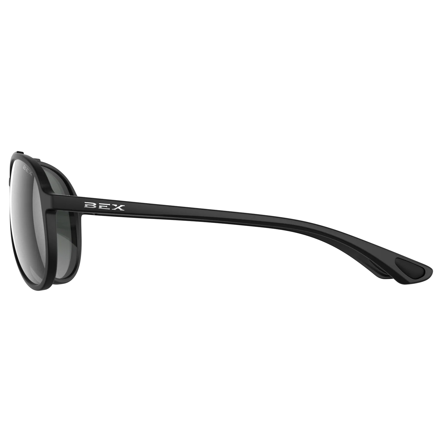 BEX - Wesley Lite Sunglasses in Black, Gray & Silver