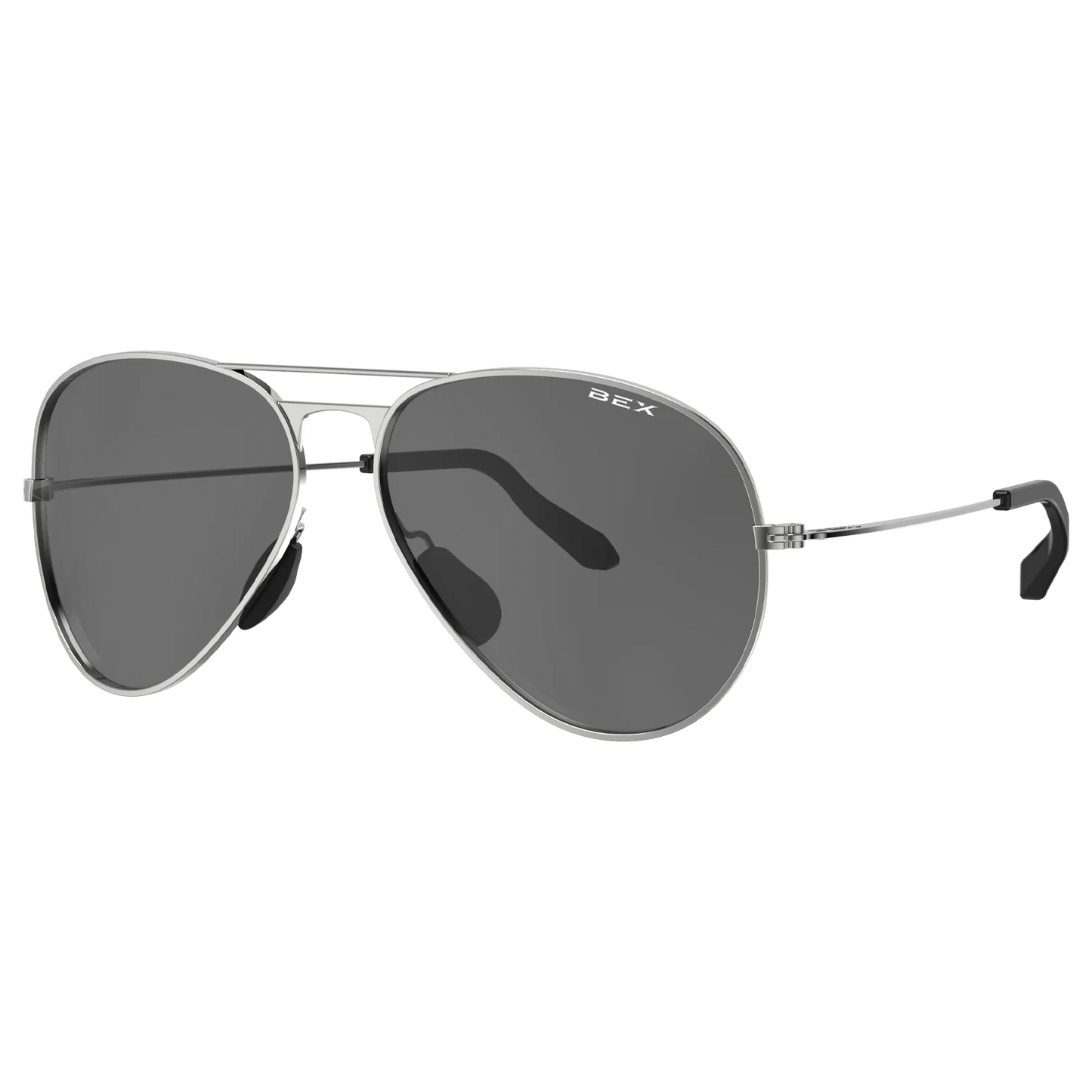 BEX - Wesley Sunglasses in Silver & Gray