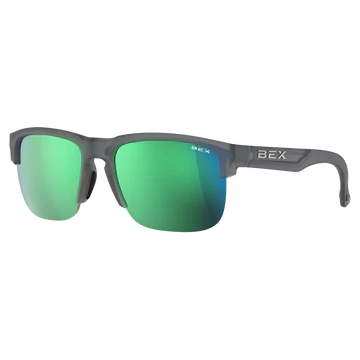 BEX - Wildbyrd Sunglasses in Frosted Gray, Sienna, & Green Angler Pro