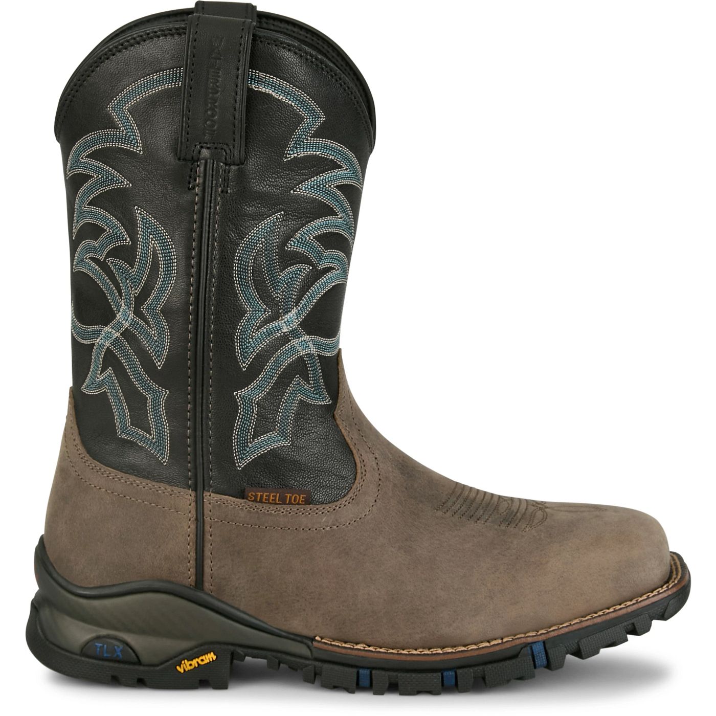 Tony Lama Gray Roustabout 11" Steel Toe Waterproof Work Boots