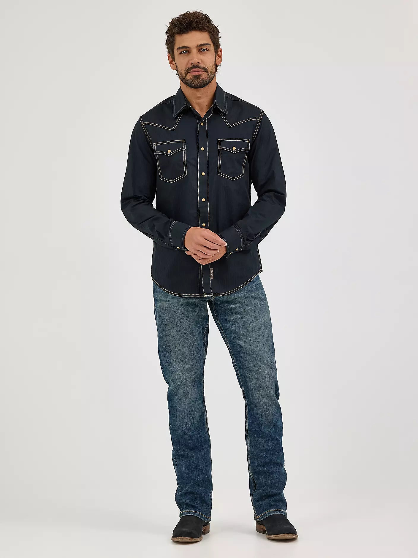 Wrangler Layton Retro® Slim Fit Bootcut Jean