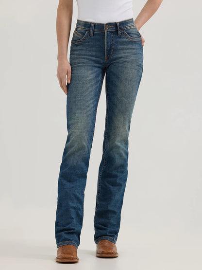 Wrangler 10WRW60RA Ultimate Riding Jean Willow Mid-Rise Bootcut Jeans