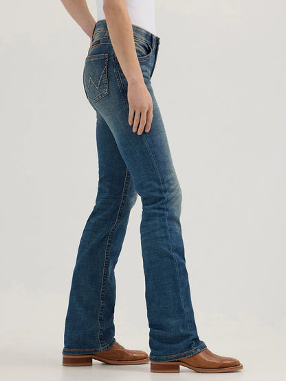 Wrangler 10WRW60RA Ultimate Riding Jean Willow Mid-Rise Bootcut Jeans