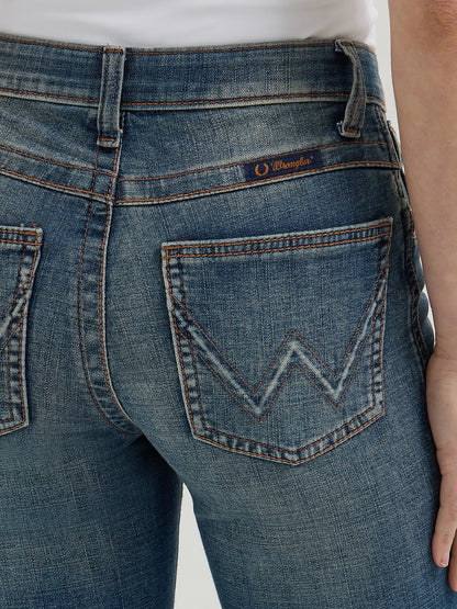 Wrangler 10WRW60RA Ultimate Riding Jean Willow Mid-Rise Bootcut Jeans
