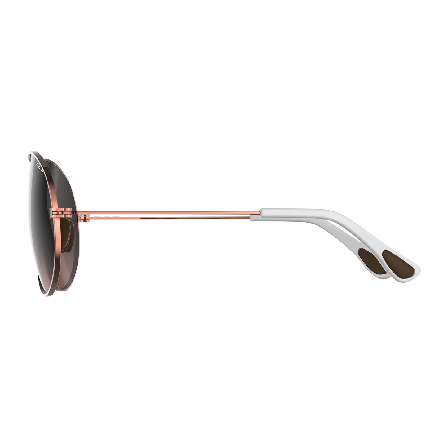 BEX - Wesley Sunglasses in Rose Gold & Brown