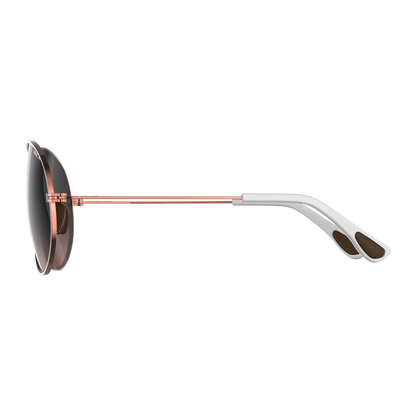 BEX - Wesley Sunglasses in Rose Gold & Brown
