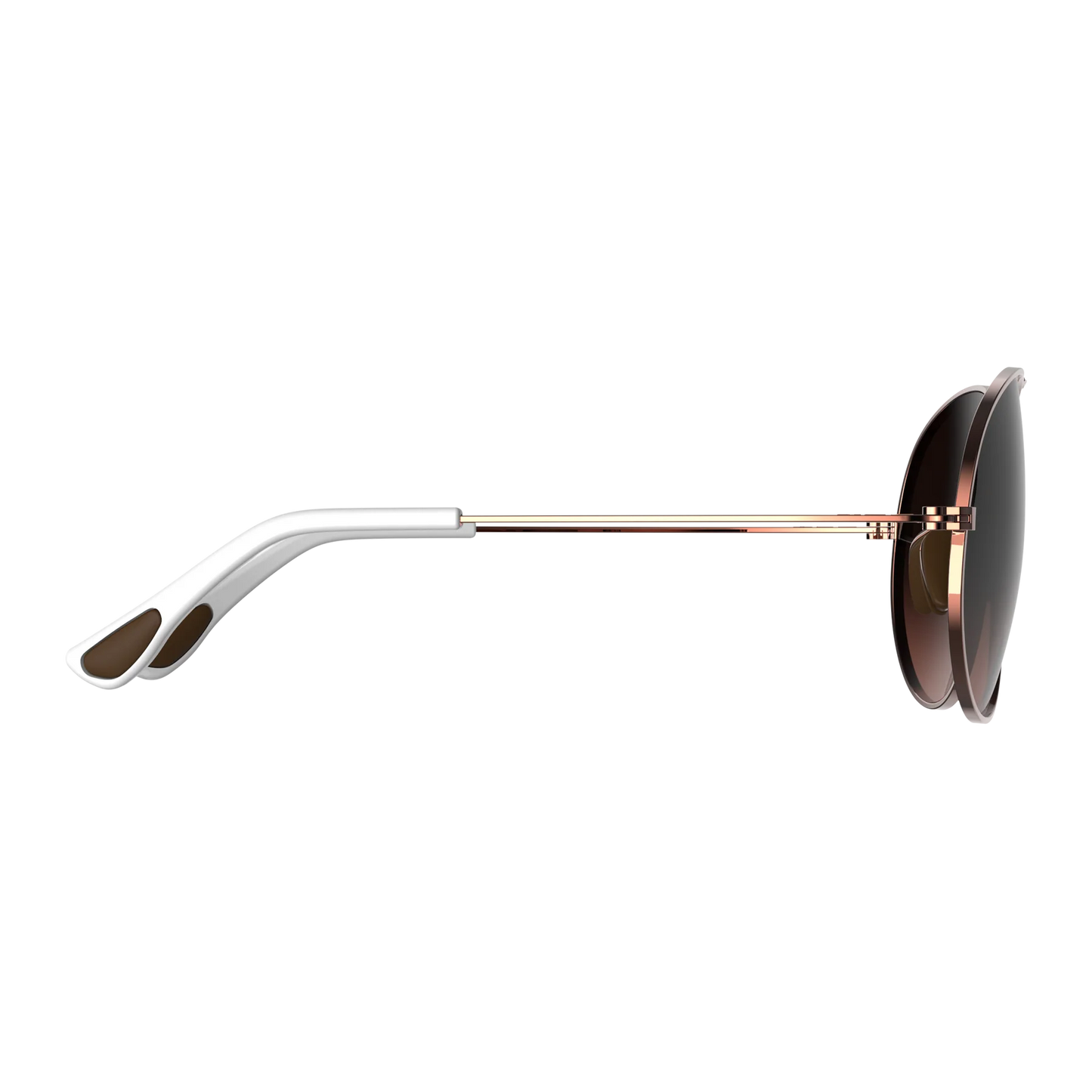 BEX - Wesley Sunglasses in Rose Gold & Brown