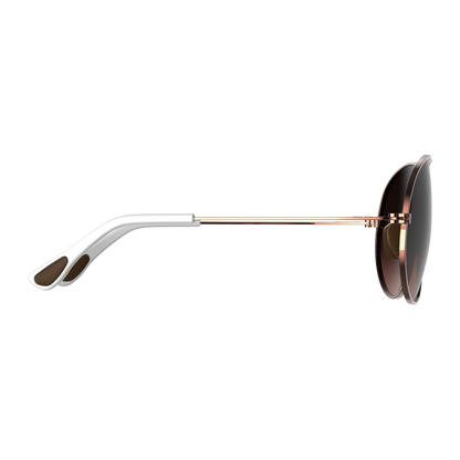 BEX - Wesley Sunglasses in Rose Gold & Brown