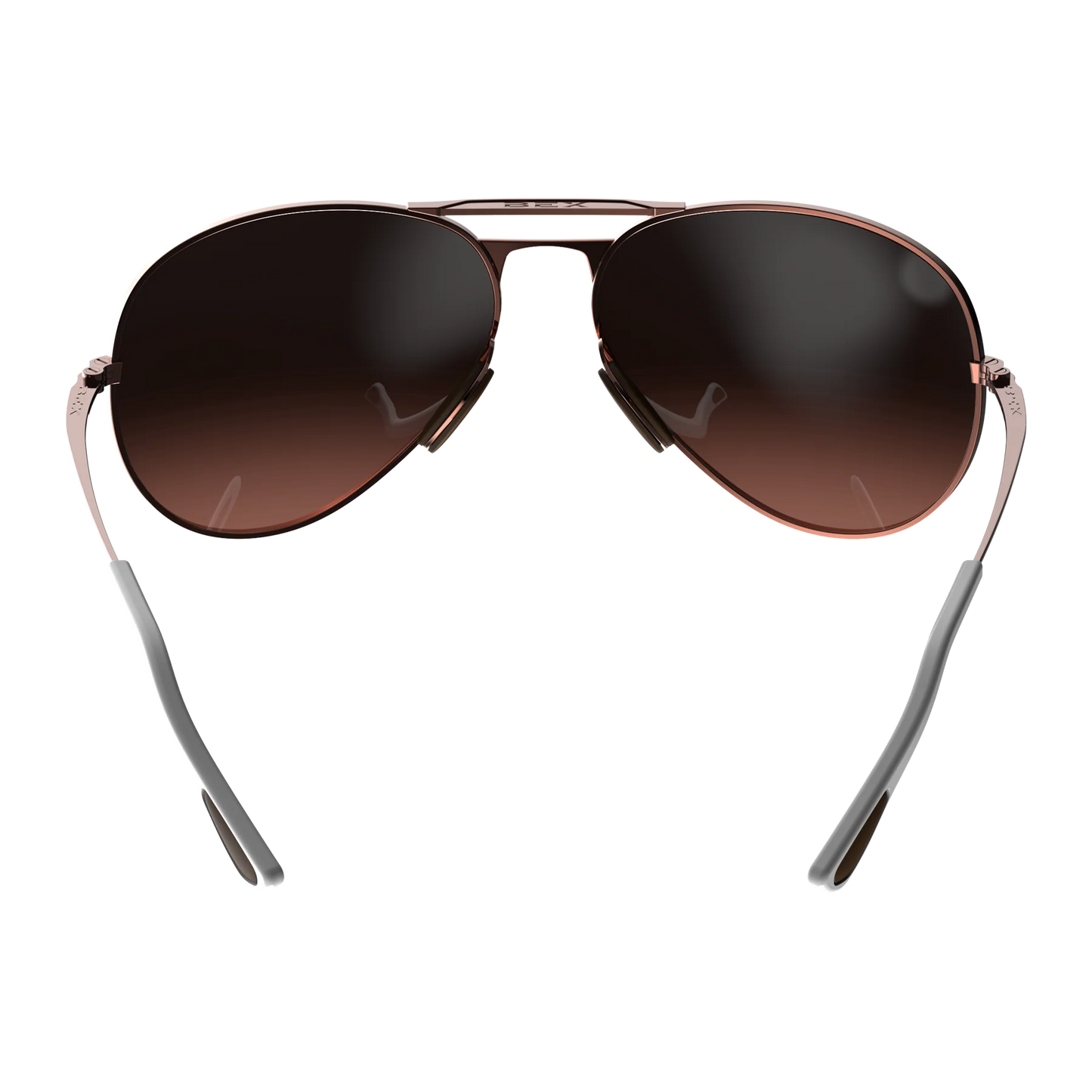 BEX - Wesley Sunglasses in Rose Gold & Brown
