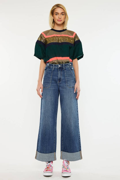 Haylee Ultra High Rise 90's Wide Jeans