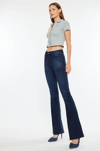 KanCan Trisha Mid Rise Flare Jeans