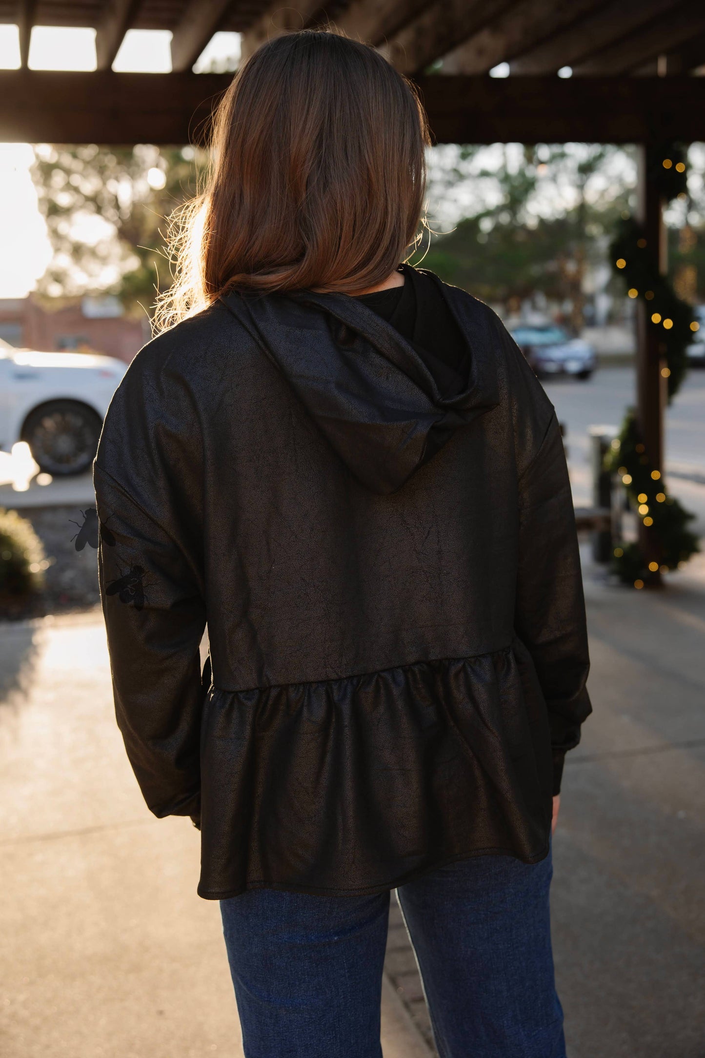Happy Go Lucky Hooded Top