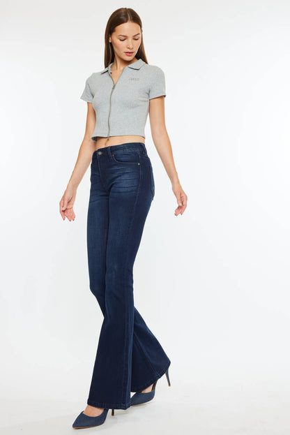 KanCan Trisha Mid Rise Flare Jeans