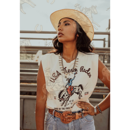 USA Team Rodeo Western Graphic Tank