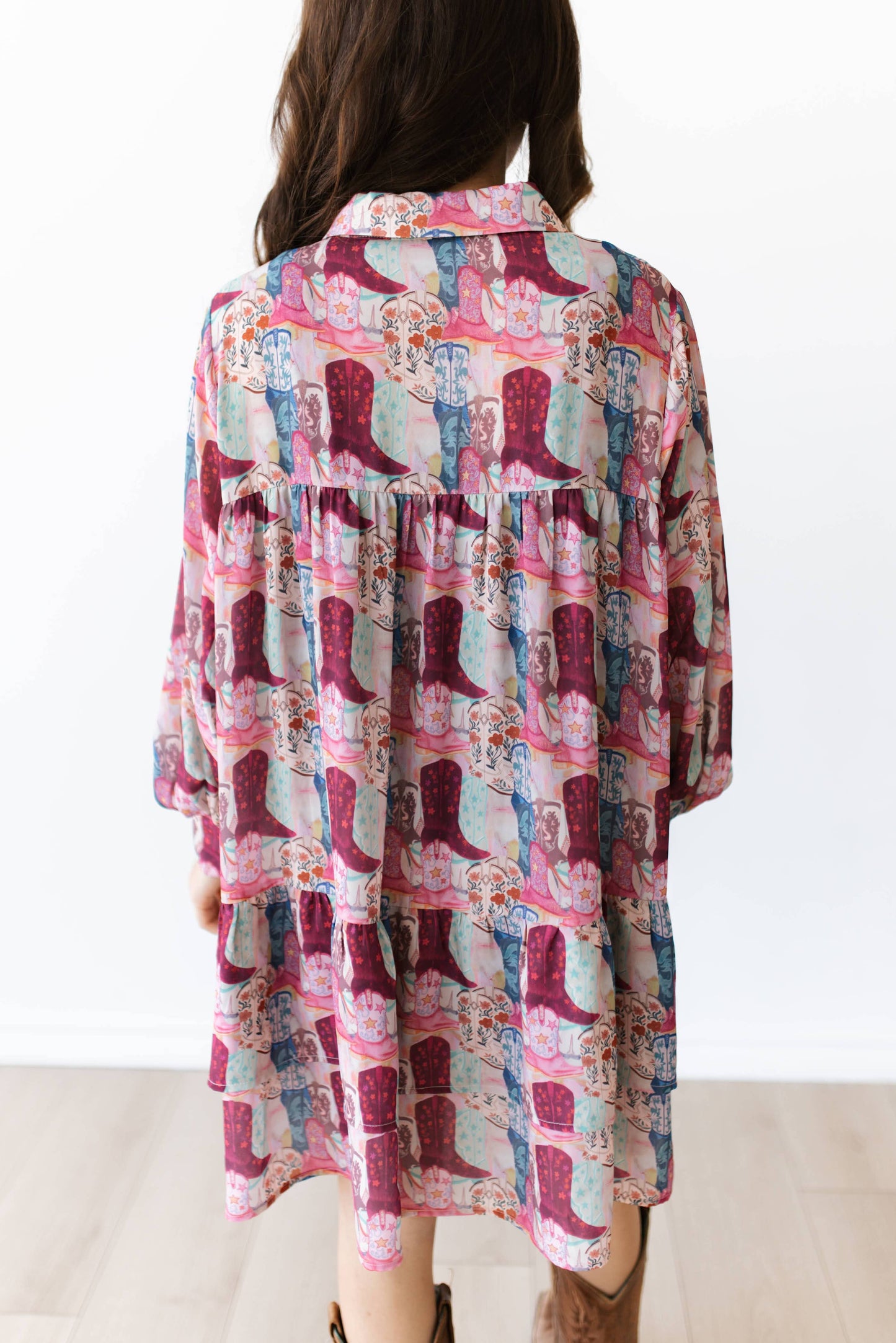 Turq Haven Funky Boot Dress
