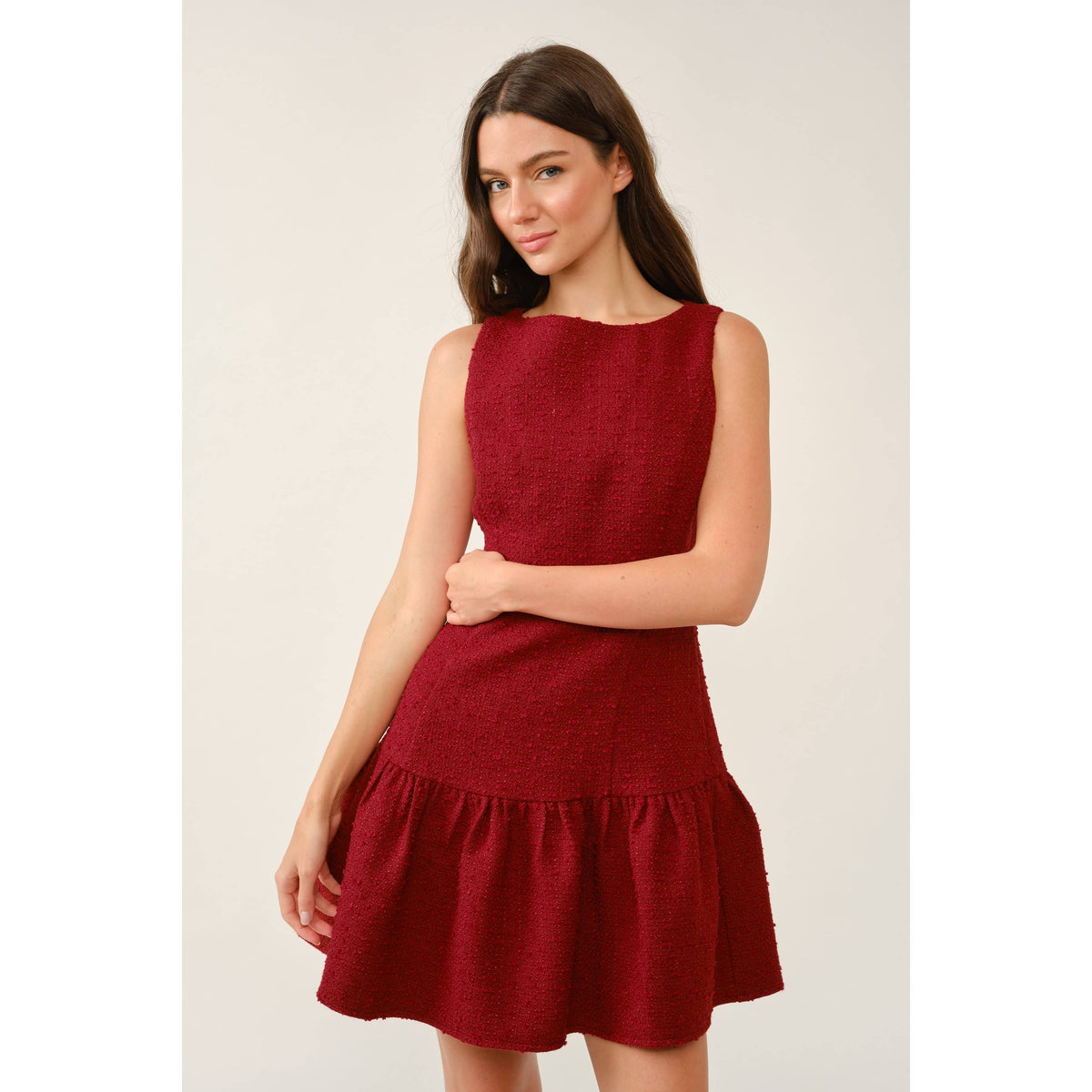 Penelope Tweed Mini Dress