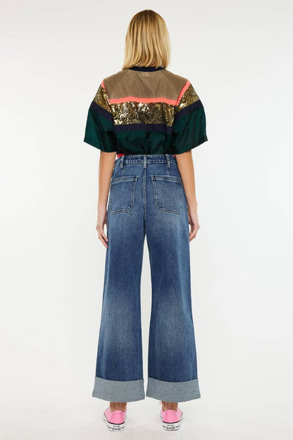 Haylee Ultra High Rise 90's Wide Jeans