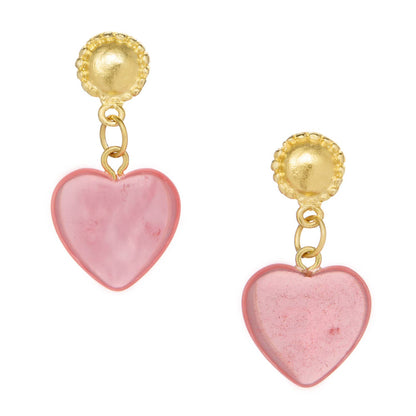 Susan Shaw Loren Heart Earrings
