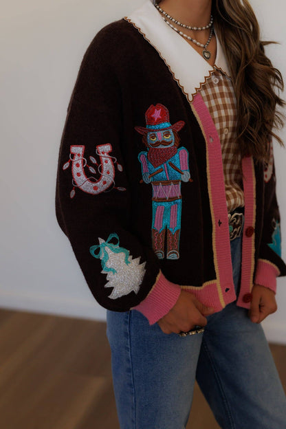Howdy Hanny Nutcracker Cardigan