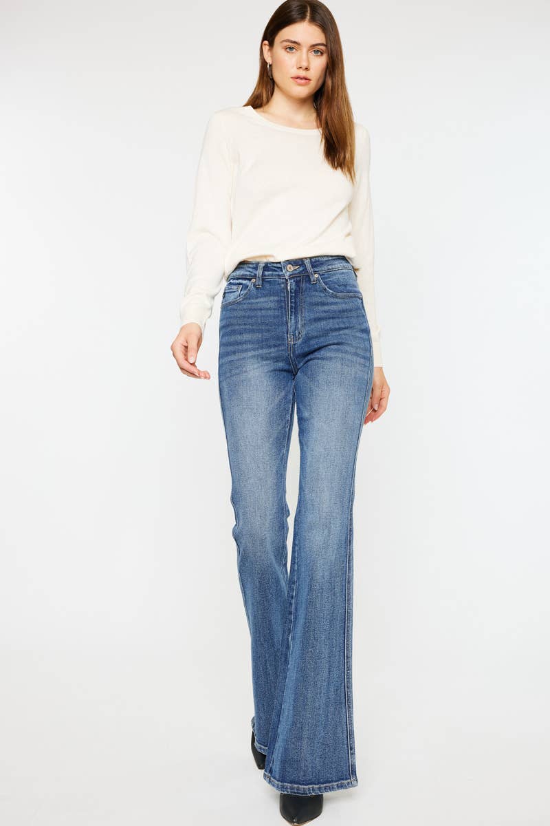 KanCan Luke High Rise Flared Jeans
