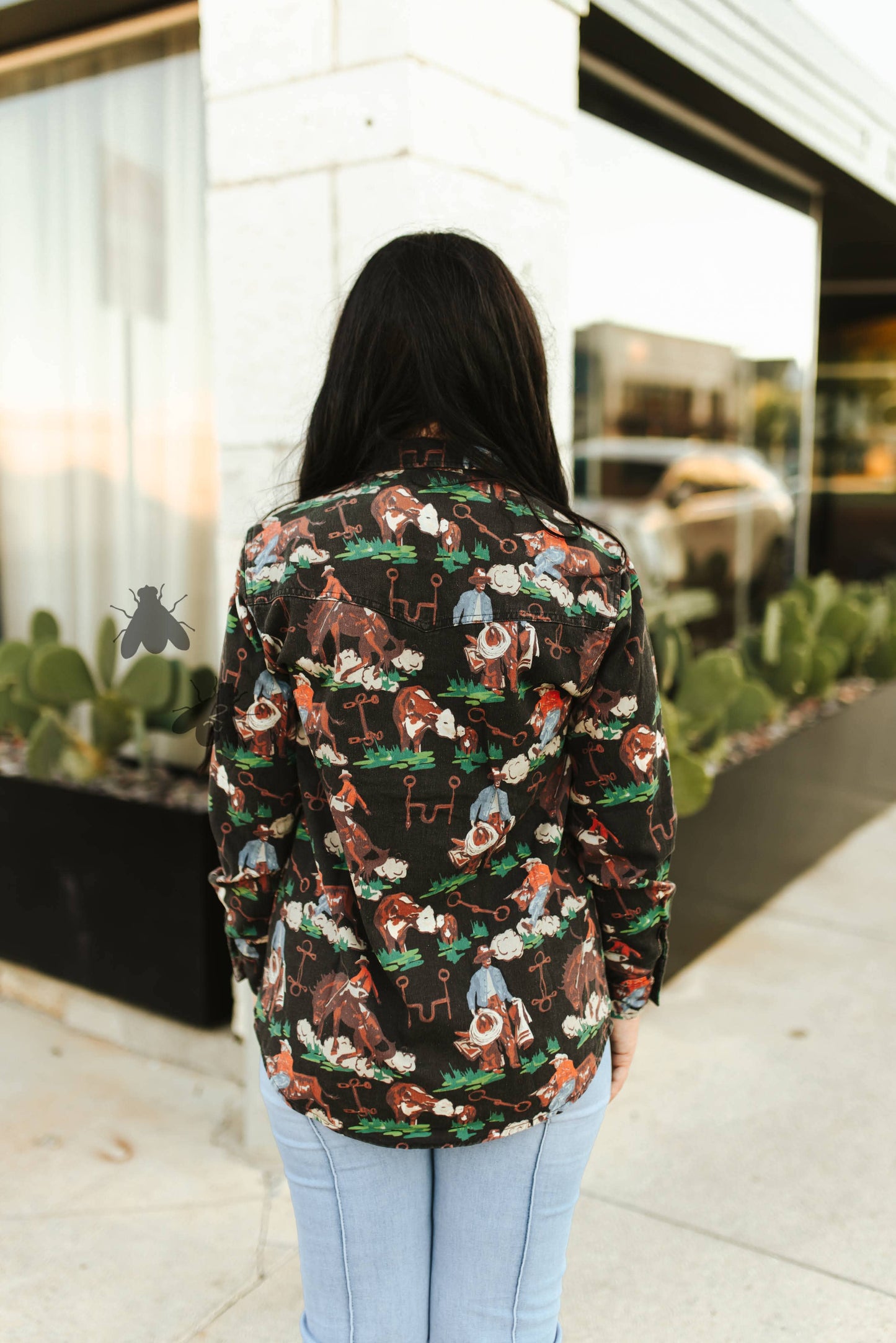 Brushy Pop Blouse