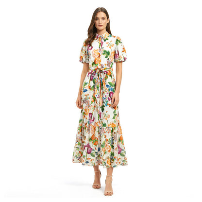 Tangerine Bloom Dress