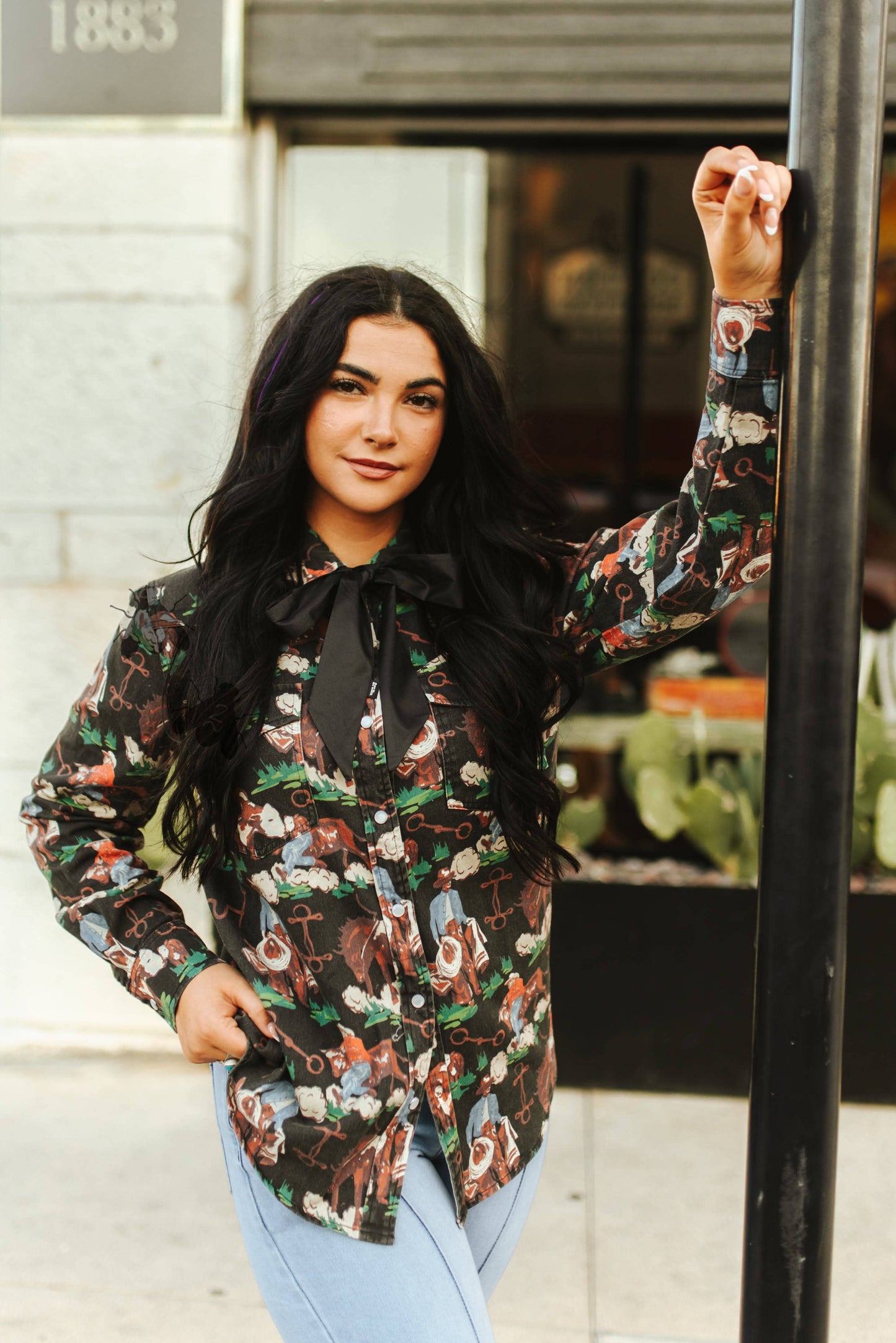 Brushy Pop Blouse