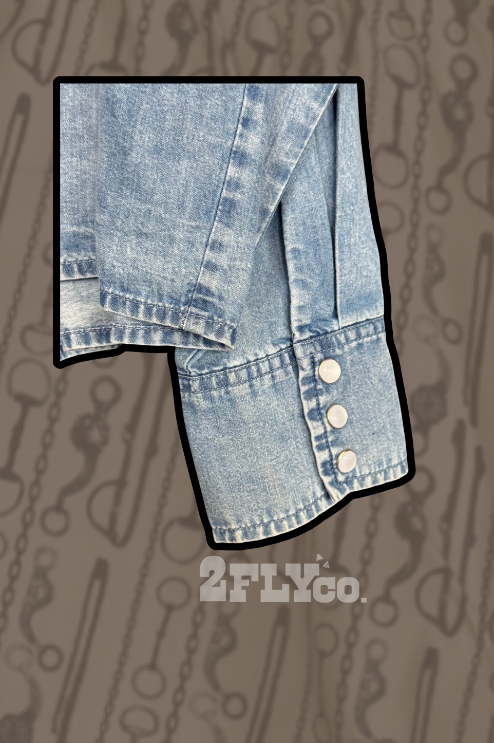 Loopty Lou Denim Peplum
