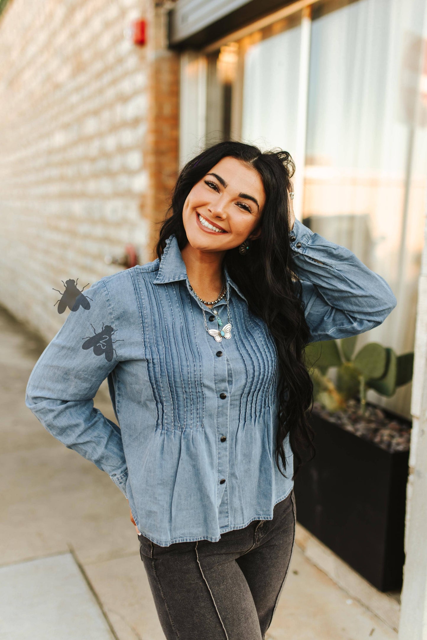 Call It Classic Denim Top