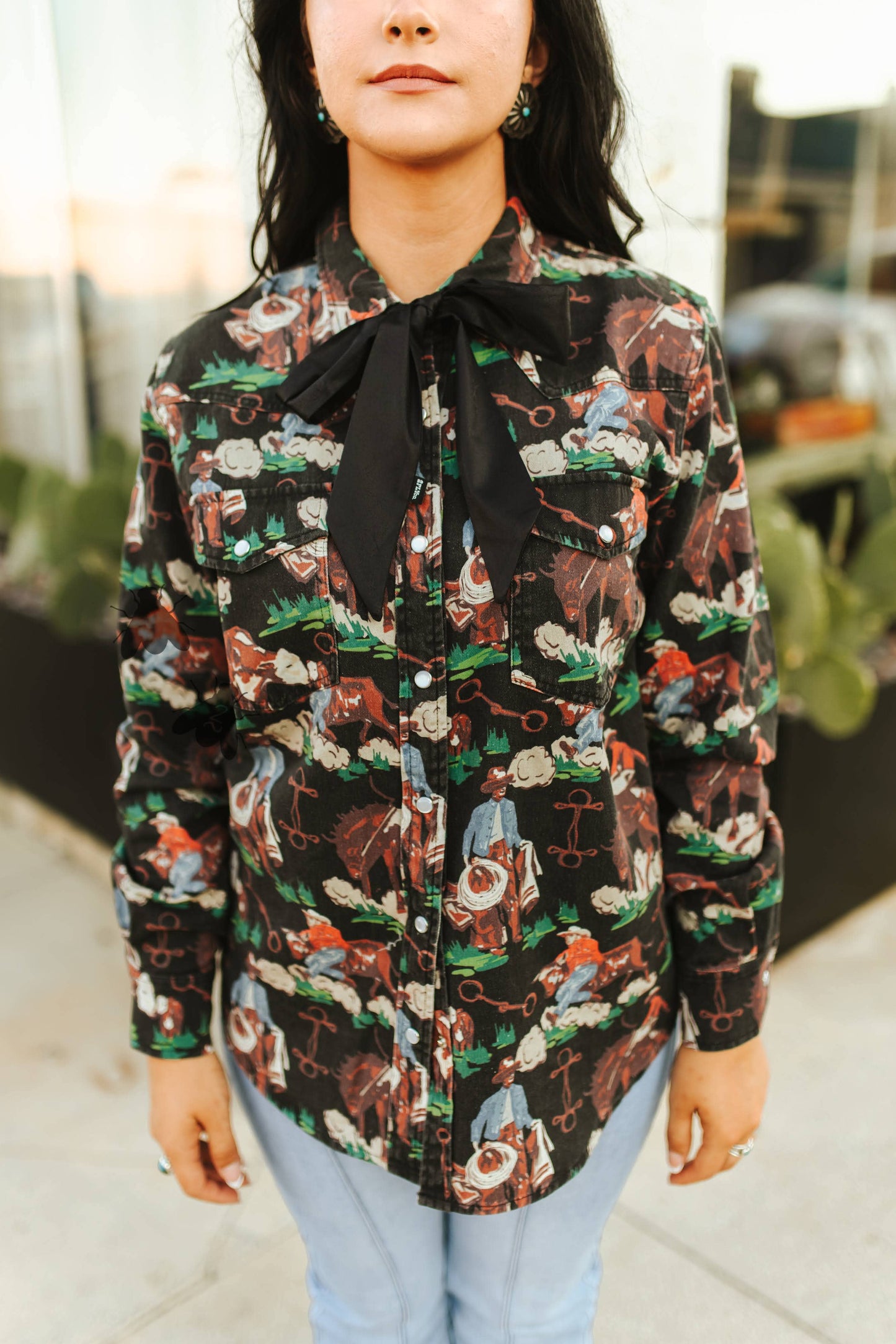 Brushy Pop Blouse