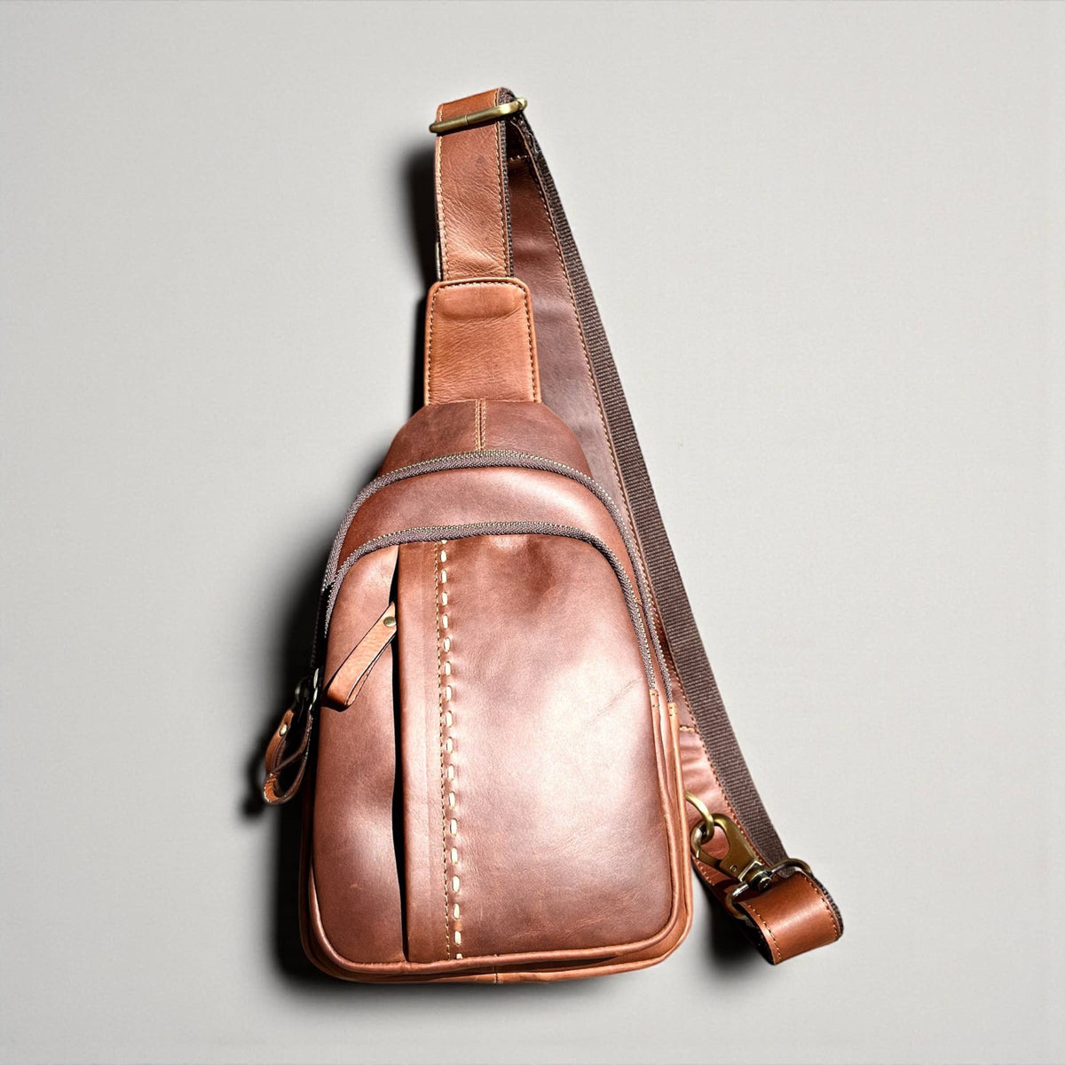 Leather Sling Bag 