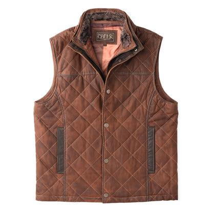 Madison Creek Beaver Creek Waxed Goat Suede Vest