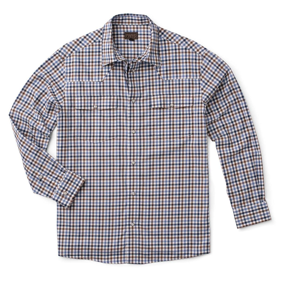 Madison Creek Outfitters Bisley Check Western Shirt
