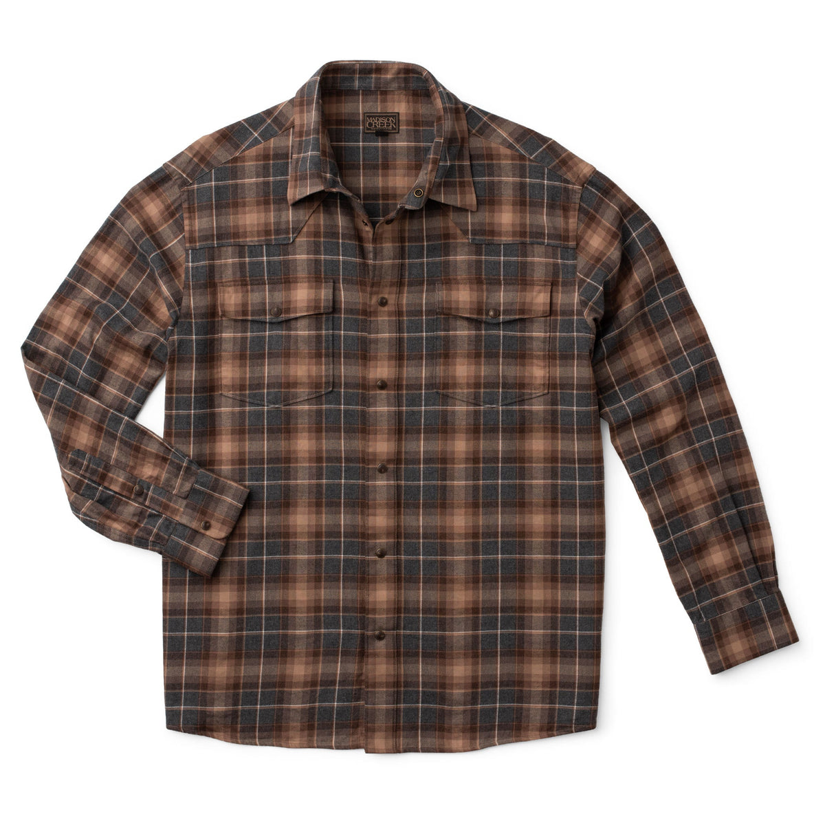 Madison Creek Outfitters Bisley Plaid Western Shirt