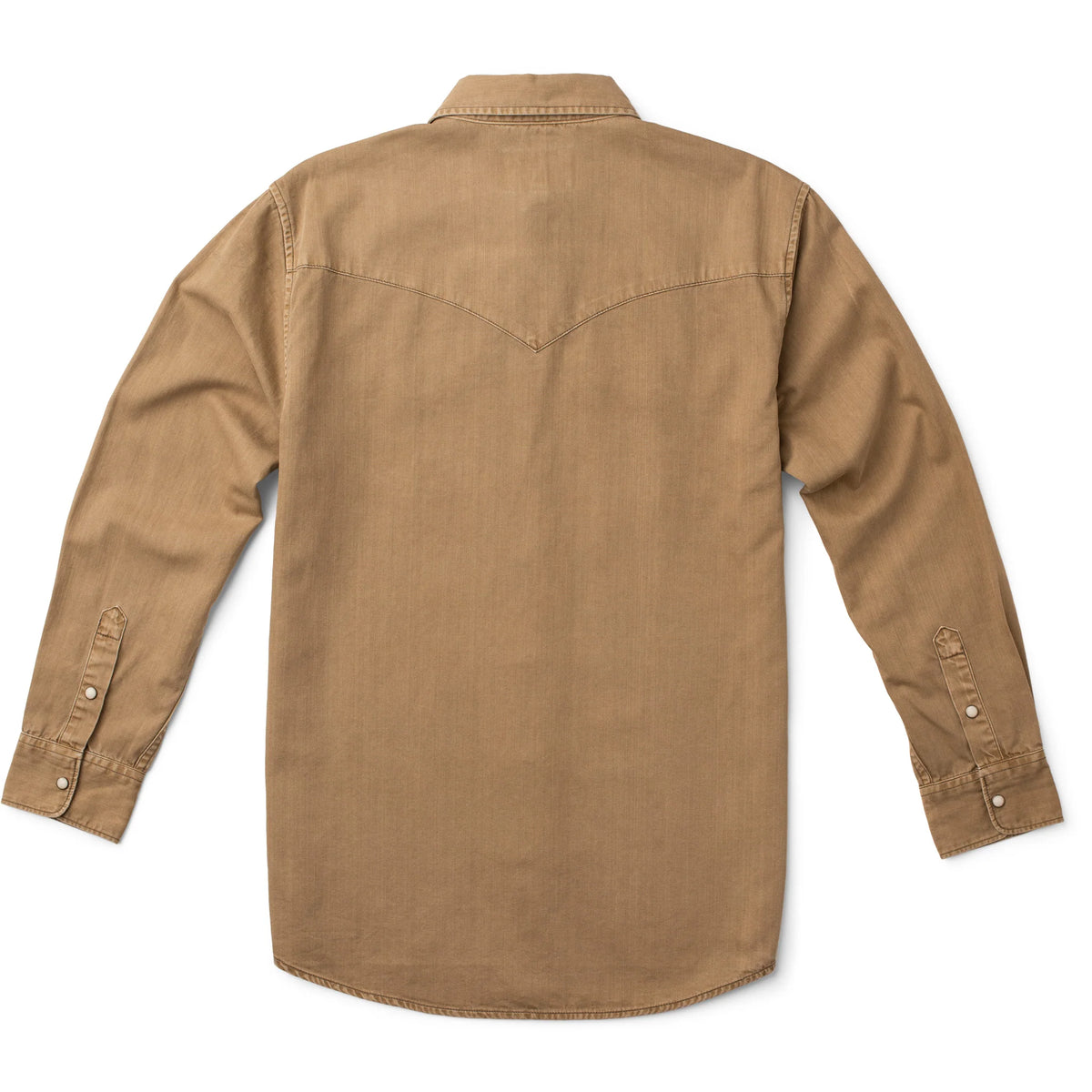 Madison Creek Outfitters Tan Bisley Signature Blend Western Shirt