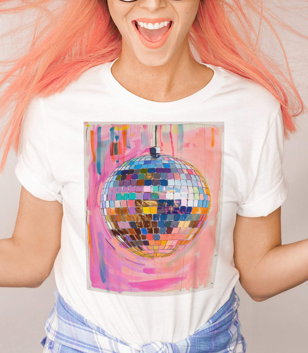 Disco Ball Paint Tee